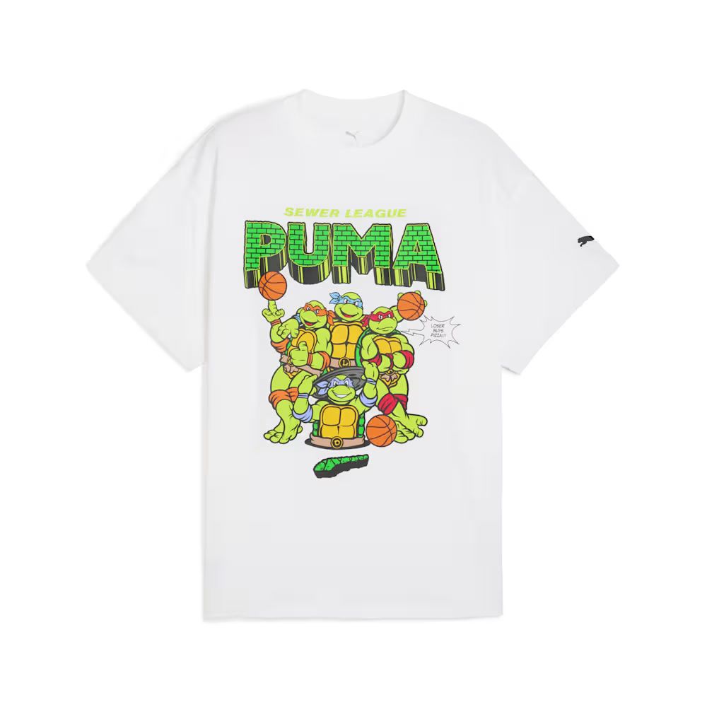  Áo Phông - Áo thun Bóng Rổ Nam PUMA Hoops X Tmnt Tee Ii 63092901 