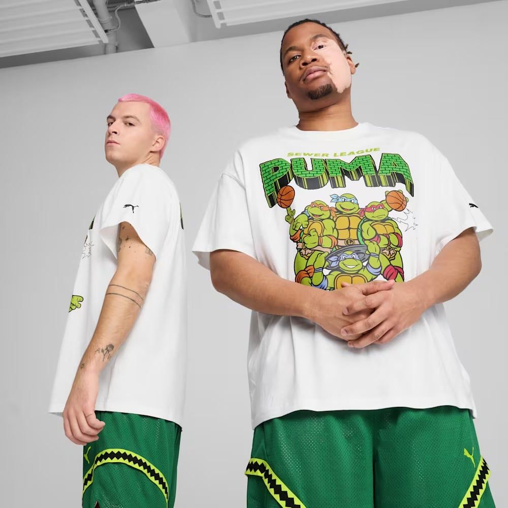  Áo Phông - Áo thun Bóng Rổ Nam PUMA Hoops X Tmnt Tee Ii 63092901 