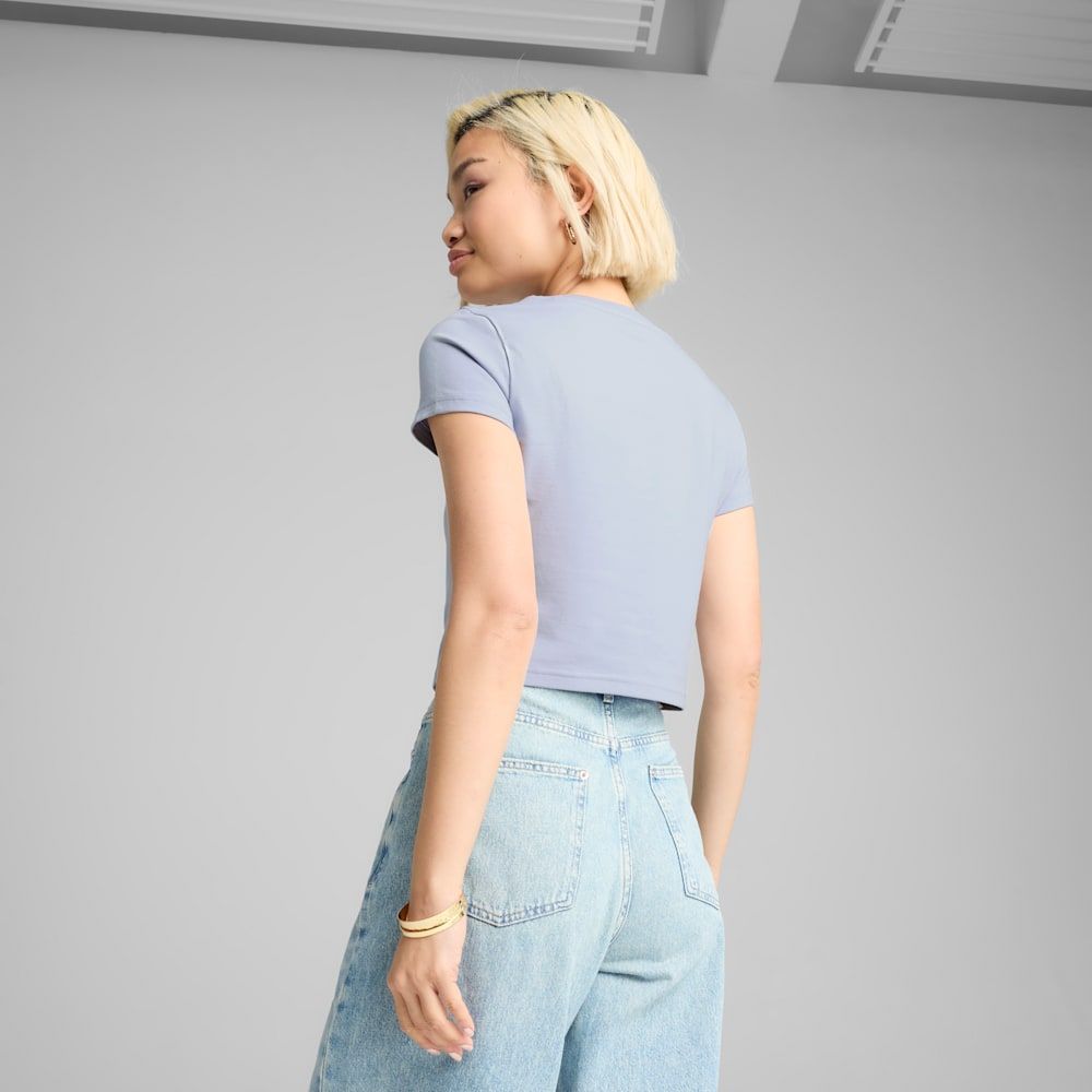  Áo Phông - Áo thun Thể Thao Nữ PUMA Wardrobe Ess Cut-Out Baby Tee 63116447 