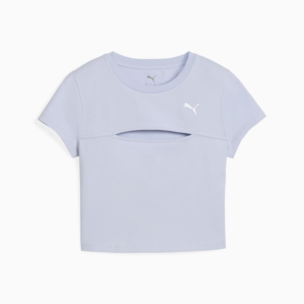  Áo Phông - Áo thun Thể Thao Nữ PUMA Wardrobe Ess Cut-Out Baby Tee 63116447 