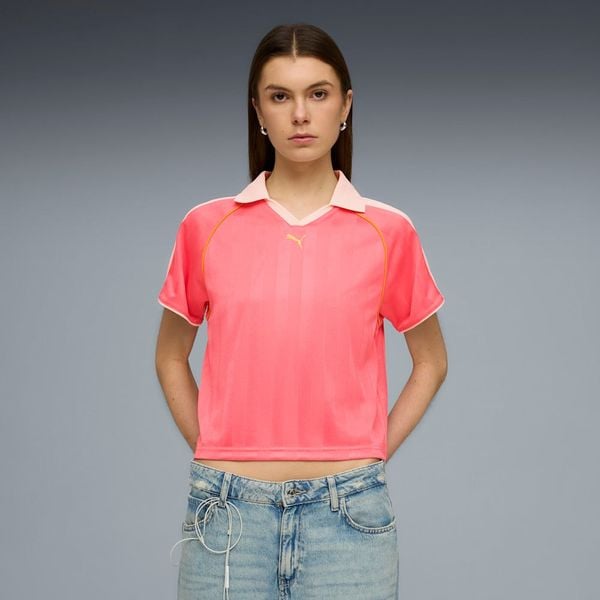  Áo Thi Đấu Thể Thao Nữ PUMA T7 Relaxed Football Jersey 63215725 