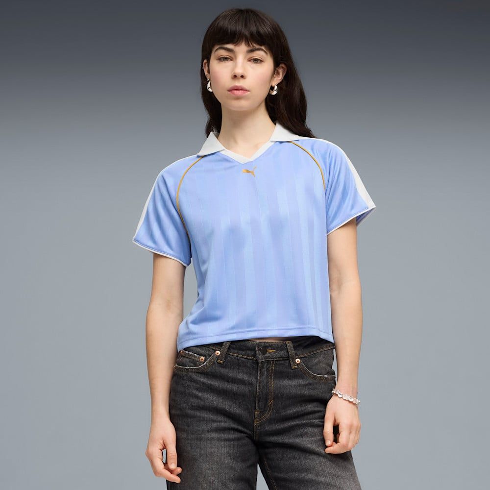  Áo Thi Đấu Thể Thao Nữ PUMA T7 Relaxed Football Jersey 63215760 