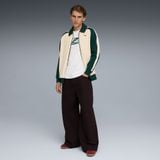  Áo Khoác Thể Thao Unisex PUMA T7 Relaxed Wing Collar Jacquard Track Jacket Dk 63299487 