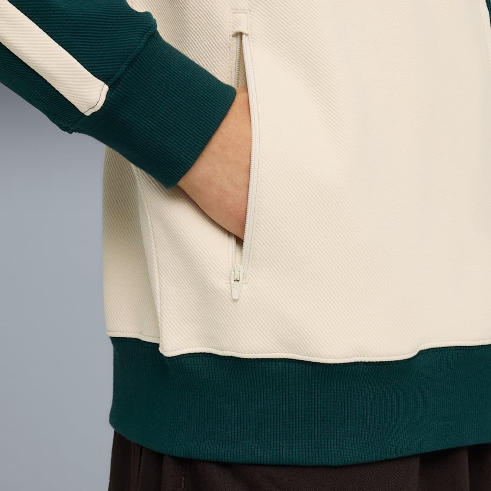  Áo Khoác Thể Thao Unisex PUMA T7 Relaxed Wing Collar Jacquard Track Jacket Dk 63299487 