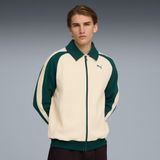  Áo Khoác Thể Thao Unisex PUMA T7 Relaxed Wing Collar Jacquard Track Jacket Dk 63299487 