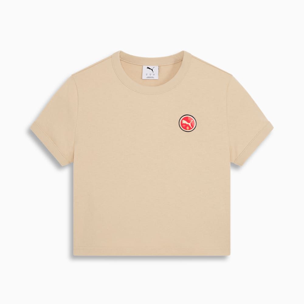  Áo Phông - Áo thun Thể Thao Nữ PUMA Game On Graphic Ss Baby Tee 63314834 