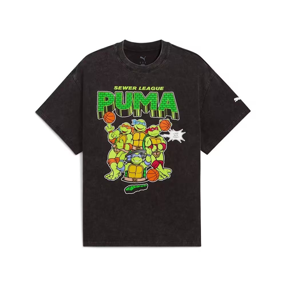 Áo Phông - Áo thun Bóng Rổ Nam PUMA Hoops X Tmnt Tee Iv 63355901 