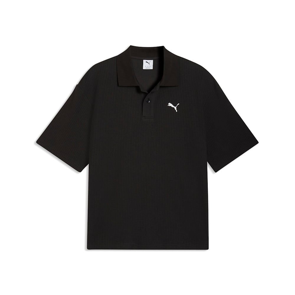  Áo Polo Thể Thao Nam PUMA Wardrobe Ess Boxy Waffle Polo 63436201 
