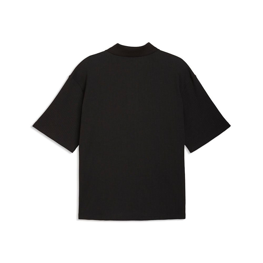  Áo Polo Thể Thao Nam PUMA Wardrobe Ess Boxy Waffle Polo 63436201 