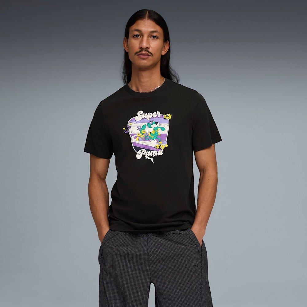  Áo Phông - Áo thun Thể Thao Nam PUMA Graphic Super Puma Souvenir Tee 63443301 