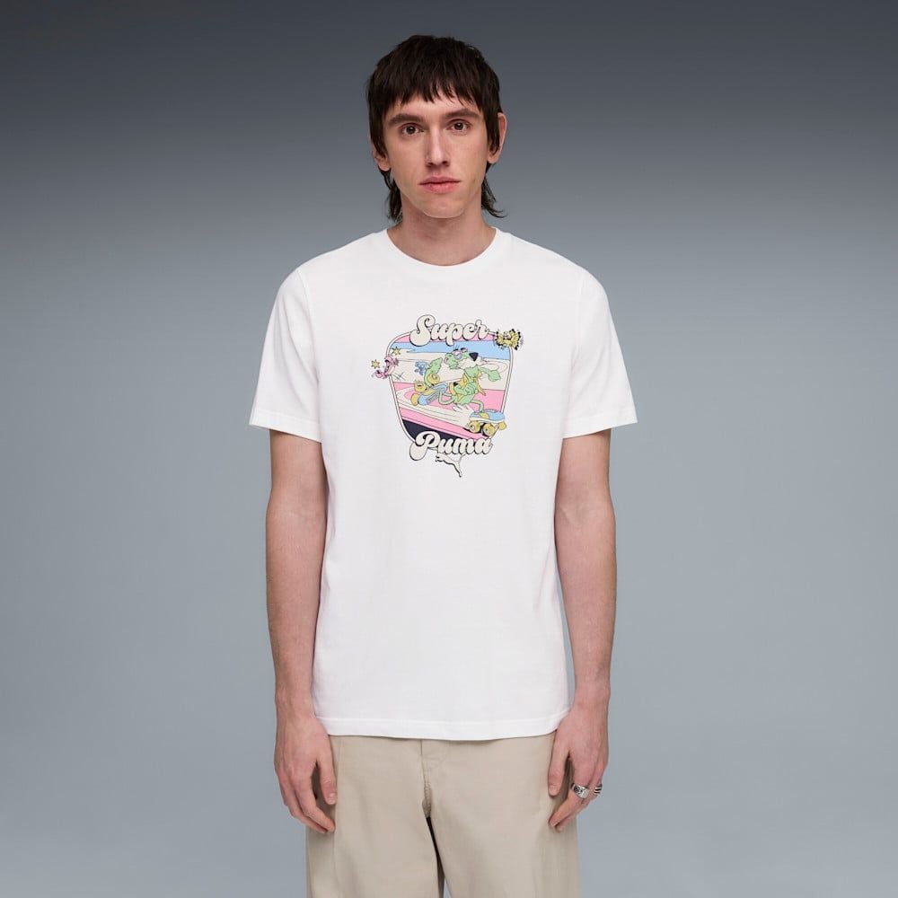  Áo Phông - Áo thun Thể Thao Nam PUMA Graphic Super Puma Souvenir Tee 63443302 