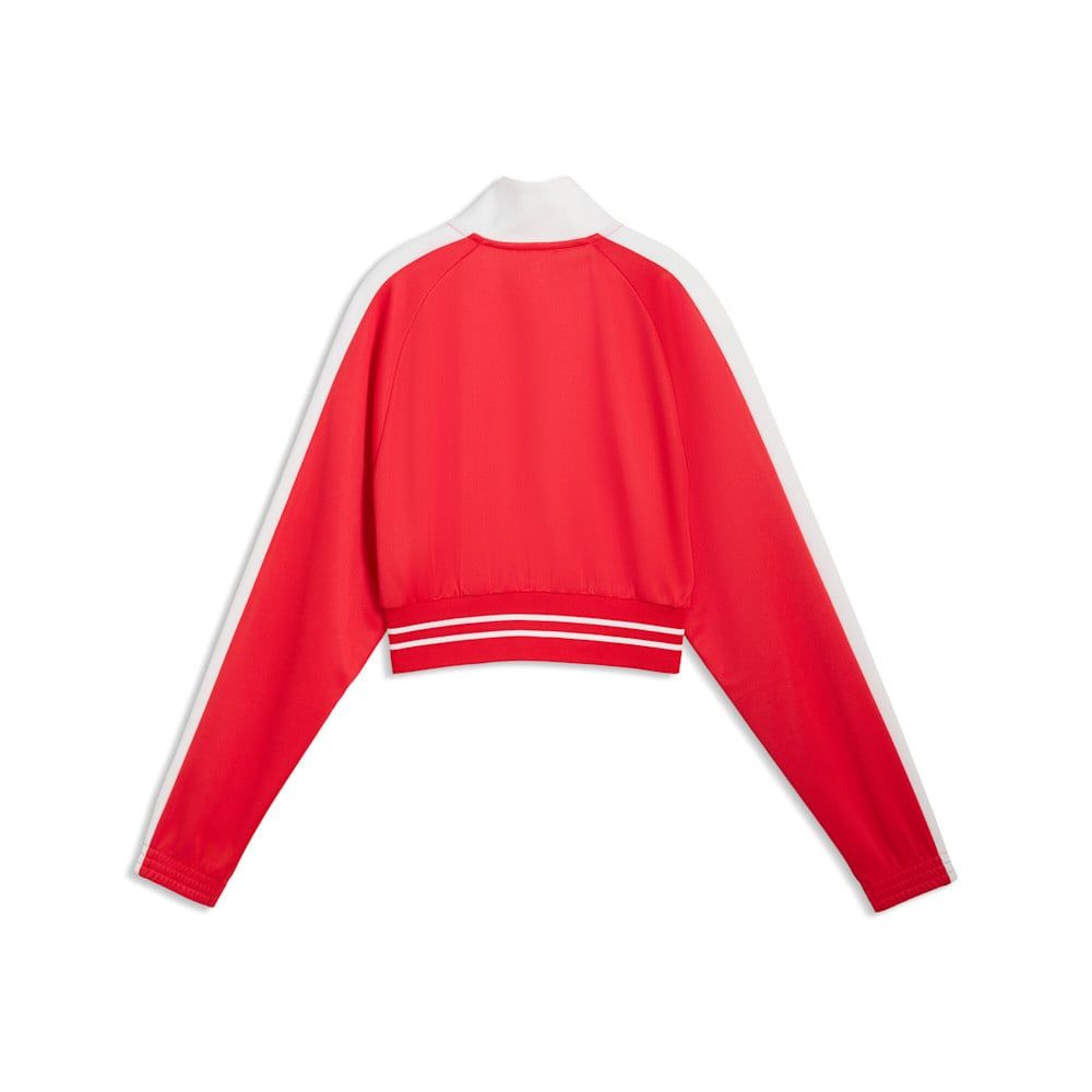  Áo Khoác Thể Thao Nữ PUMA T7 Pique Relaxed Cropped Track Jacket 63455611 