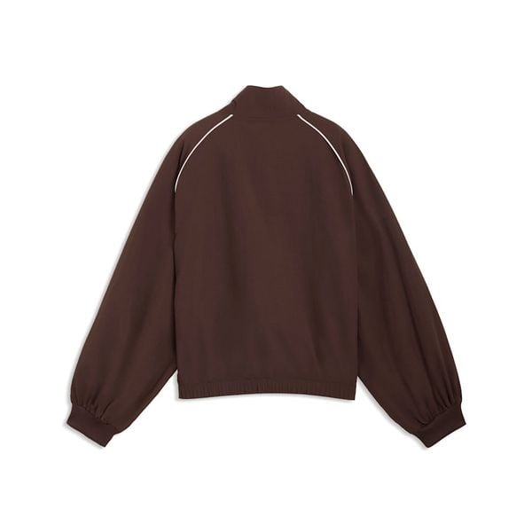  Áo Khoác Thể Thao Nữ PUMA T7 Balloon Sleeve Piping Relaxed Woven Track Jacket 63455813 