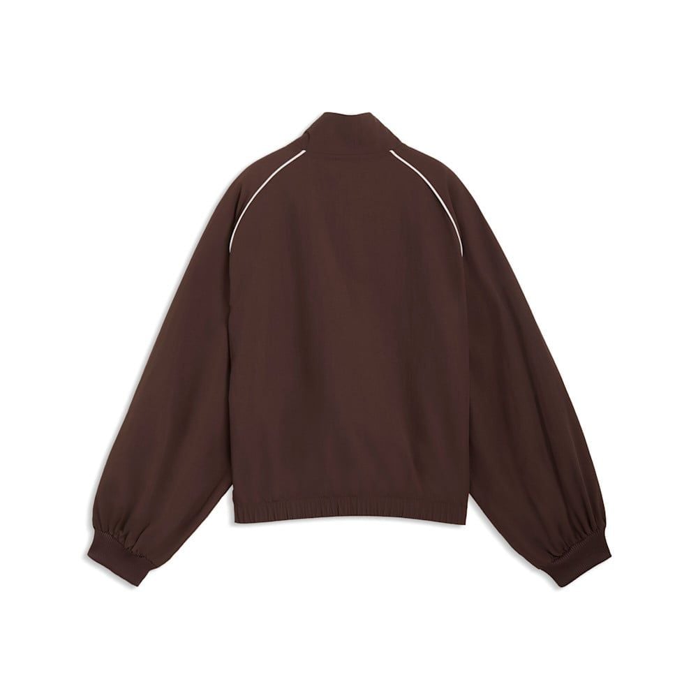  Áo Khoác Thể Thao Nữ PUMA T7 Balloon Sleeve Piping Relaxed Woven Track Jacket 63455813 