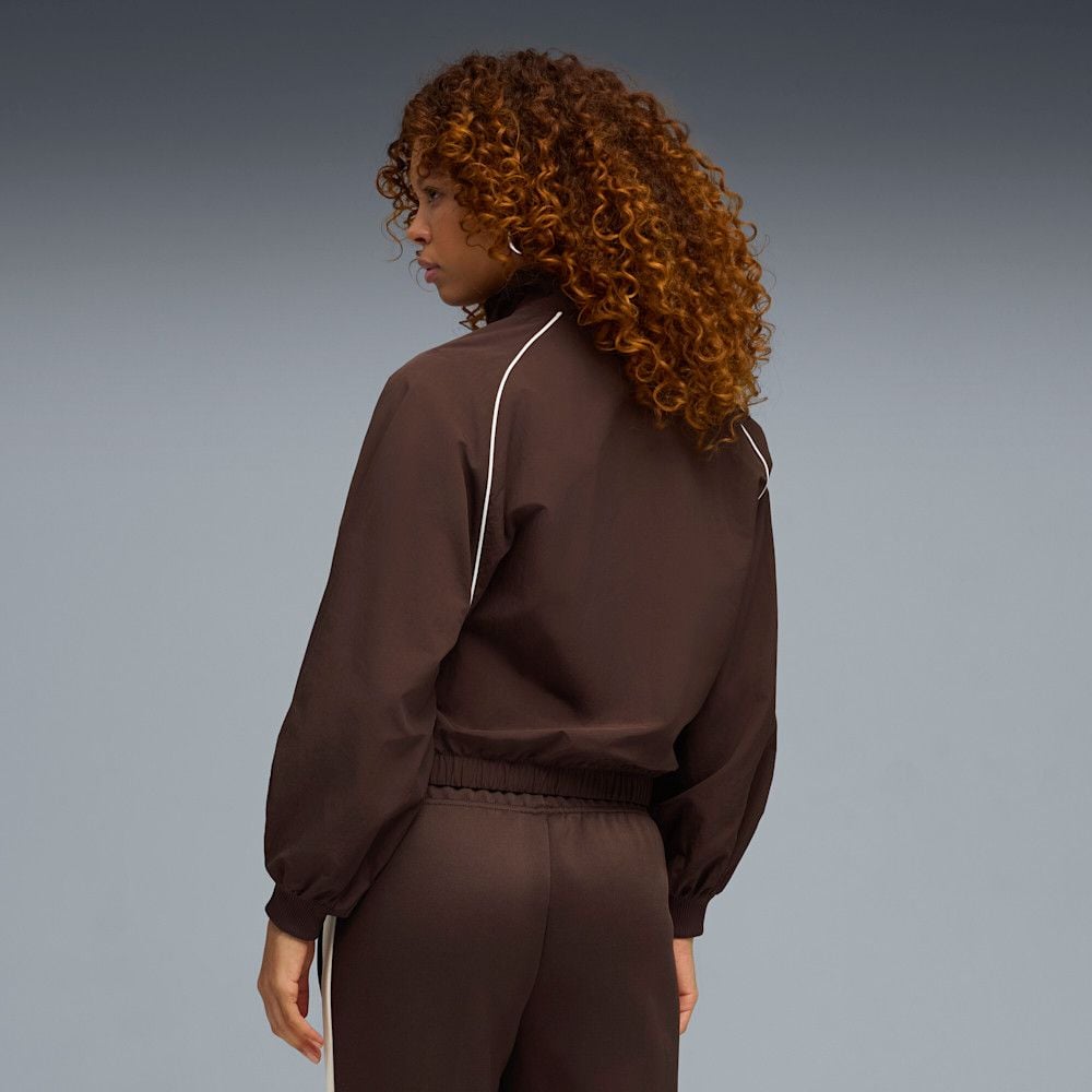  Áo Khoác Thể Thao Nữ PUMA T7 Balloon Sleeve Piping Relaxed Woven Track Jacket 63455813 