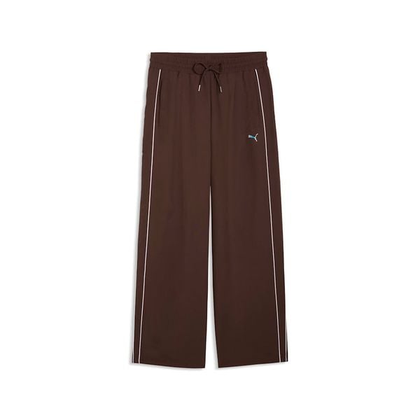  Quần Dài Thể Thao Nữ PUMA T7 Piping Relaxed Woven Track Pants Op 63455913 