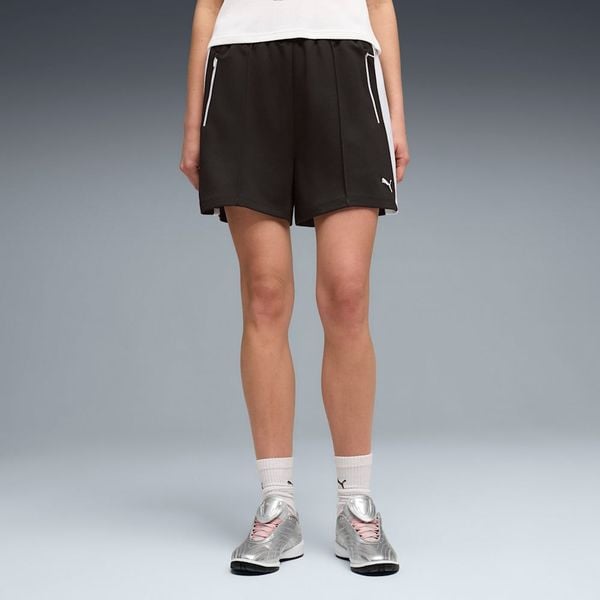  Quần Đùi Thể Thao Nữ PUMA T7 Relaxed Pintuck Shorts 4’ 63462001 