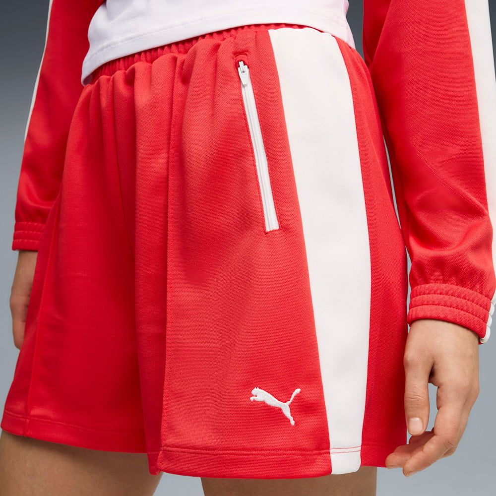  Quần Đùi Thể Thao Nữ PUMA T7 Relaxed Pintuck Shorts 4’ 63462011 