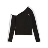 Áo Phông - Áo thun Thể Thao Nữ PUMA T7 Asymmetric Longsleeve 63462301 