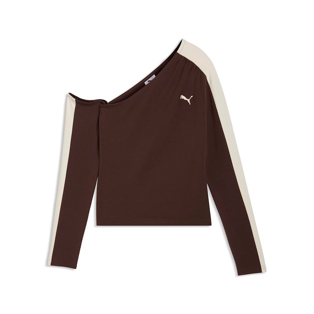  Áo Thể Thao Nữ PUMA T7 Asymmetric Longsleeve 63462313 