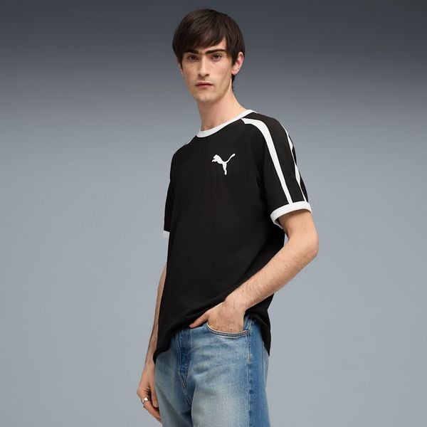  Áo Phông - Áo thun Thể Thao Nam PUMA T7 Big Cat Ringer Tee 63524201 