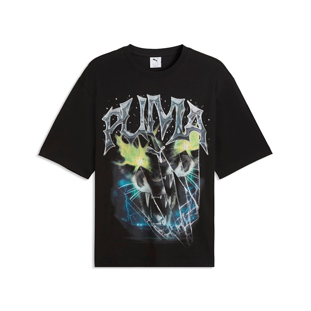  Áo Phông - Áo thun Thể Thao Nam PUMA Graphic Vintage Cat Boxy Tee 63566501 