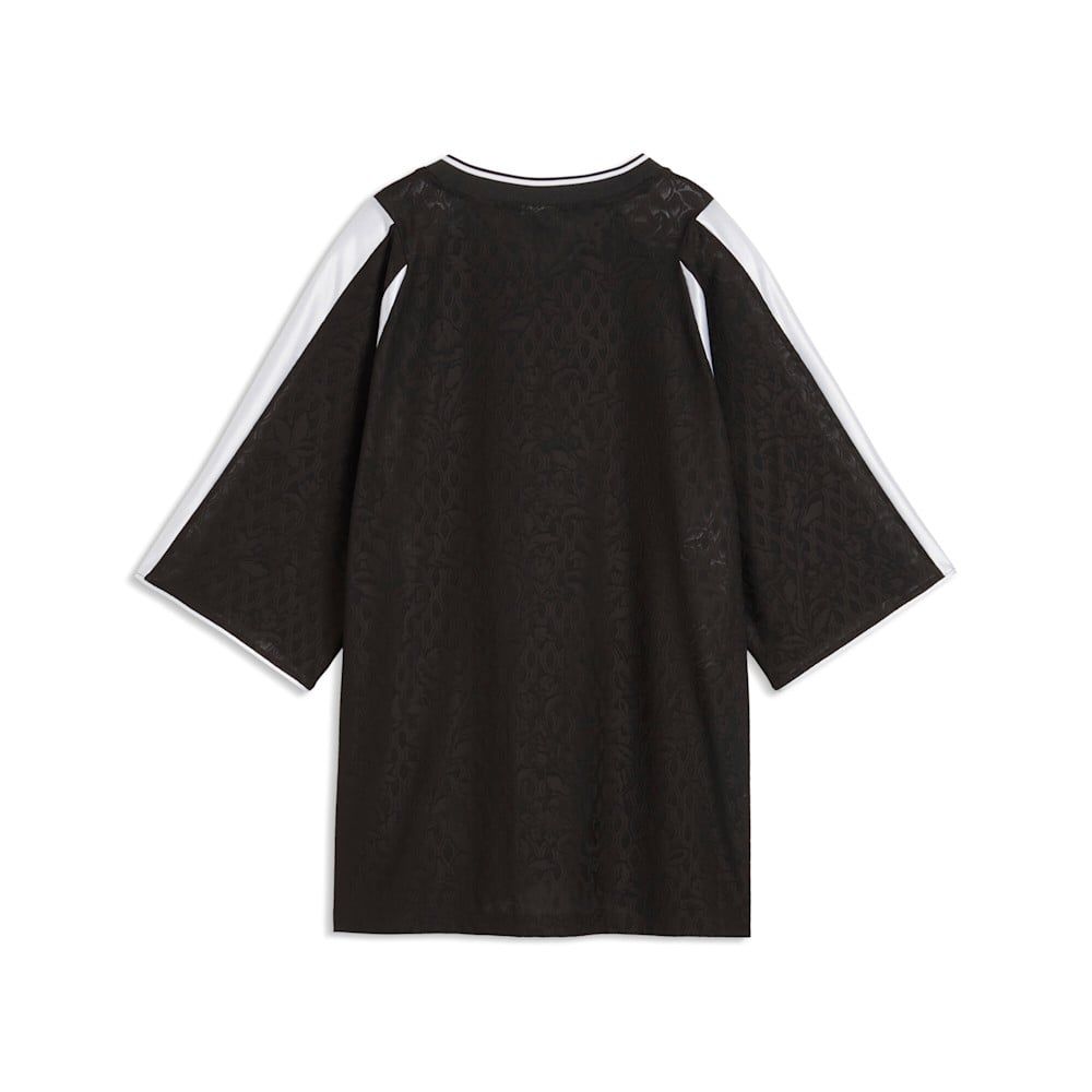  Áo Thi Đấu Thể Thao Nữ PUMA Lace Pack Oversized Short Sleeve Jersey 63874101 