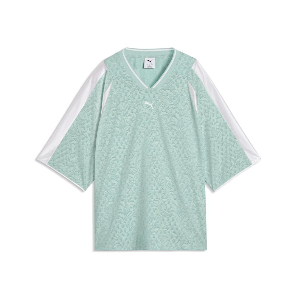  Áo Thi Đấu Thể Thao Nữ PUMA Lace Pack Oversized Short Sleeve Jersey 63874129 