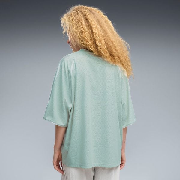  Áo Thi Đấu Thể Thao Nữ PUMA Lace Pack Oversized Short Sleeve Jersey 63874129 