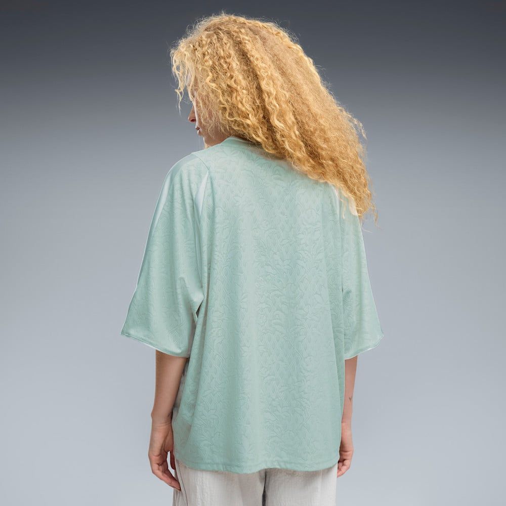  Áo Thi Đấu Thể Thao Nữ PUMA Lace Pack Oversized Short Sleeve Jersey 63874129 