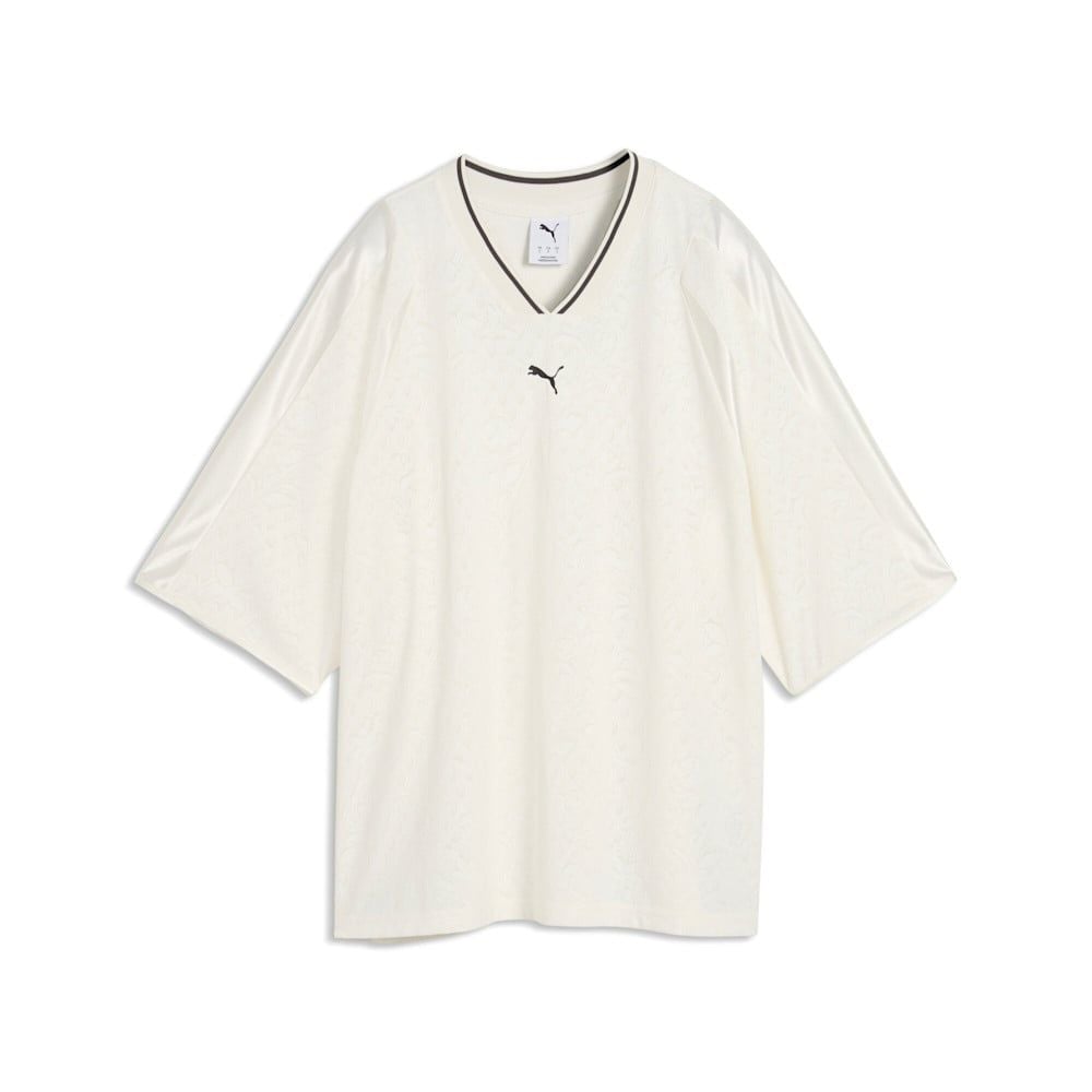  Áo Thi Đấu Thể Thao Nữ PUMA Lace Pack Oversized Short Sleeve Jersey 63874187 