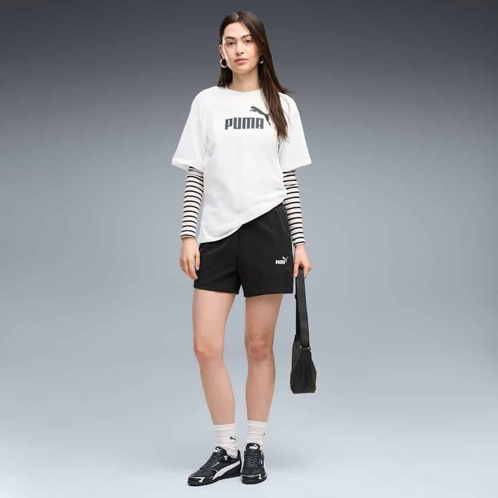  Quần Đùi Thể Thao Nữ PUMA Ess Small No. 1 Logo 5'' High-Waist Shorts Tr 68244001 