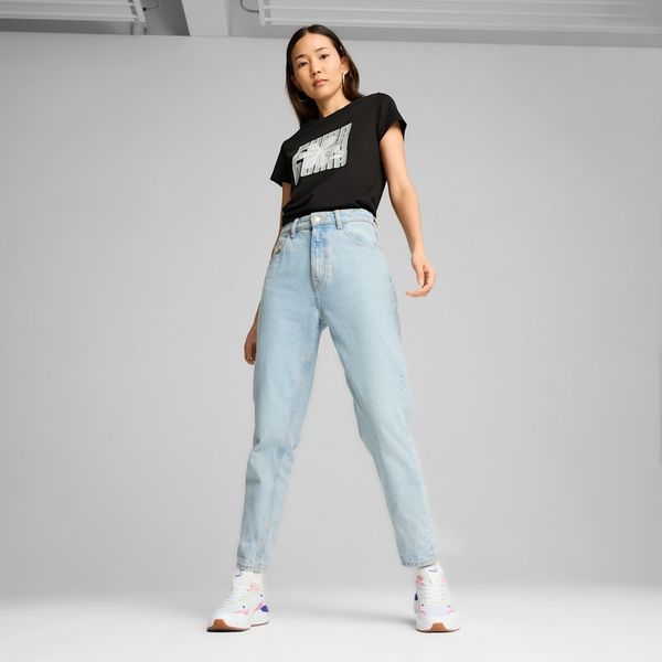  Áo Phông - Áo thun Thể Thao Nữ PUMA Graphics Puma Wording Tee 68299701 