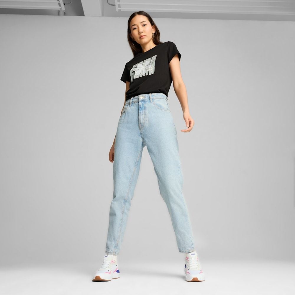  Áo Phông - Áo thun Thể Thao Nữ PUMA Graphics Puma Wording Tee 68299701 