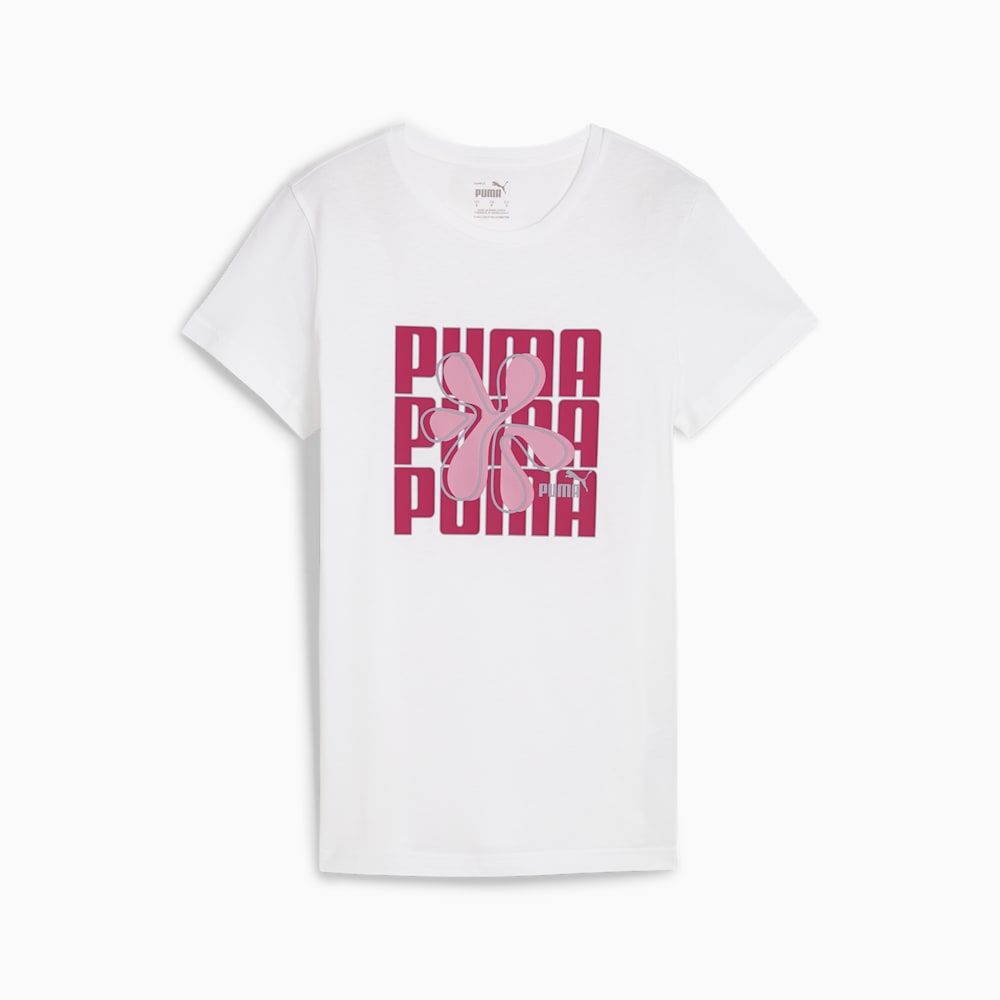 Áo Phông - Áo thun Thể Thao Nữ PUMA Graphics Puma Wording Tee 68299702 