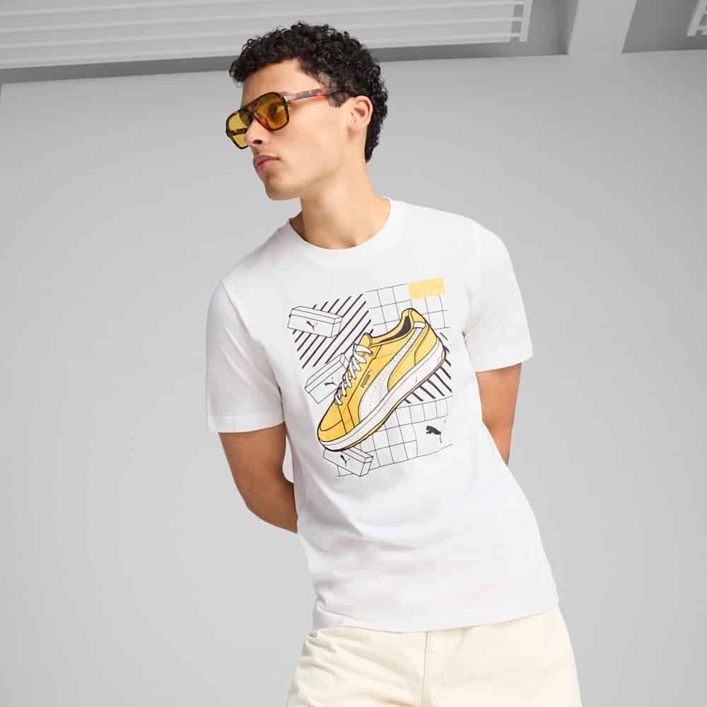  Áo Phông - Áo thun Thể Thao Nam PUMA Graphics Sneaker Tee 68483002 