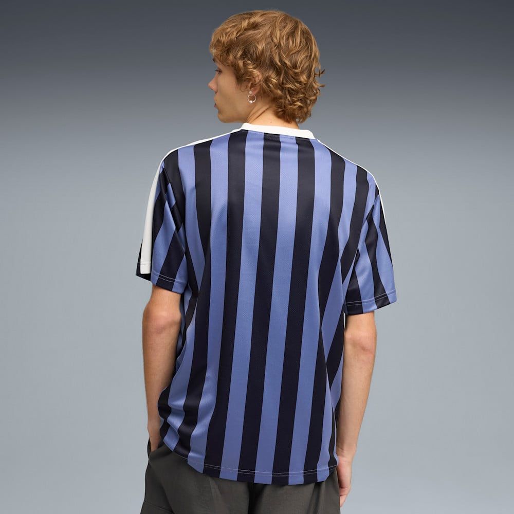  Áo Thi Đấu Thể Thao Nam PUMA Ess Relaxed Striped Football Jersey 69219516 