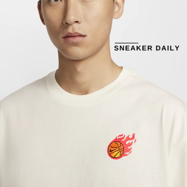  Áo Phông - Áo thun Bóng Rổ Nam NIKE As M Nk Tee M90 Oc Photo FZ8082-133 