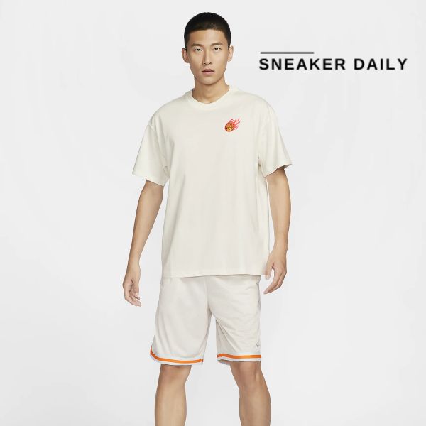  Áo Phông - Áo thun Bóng Rổ Nam NIKE As M Nk Tee M90 Oc Photo FZ8082-133 