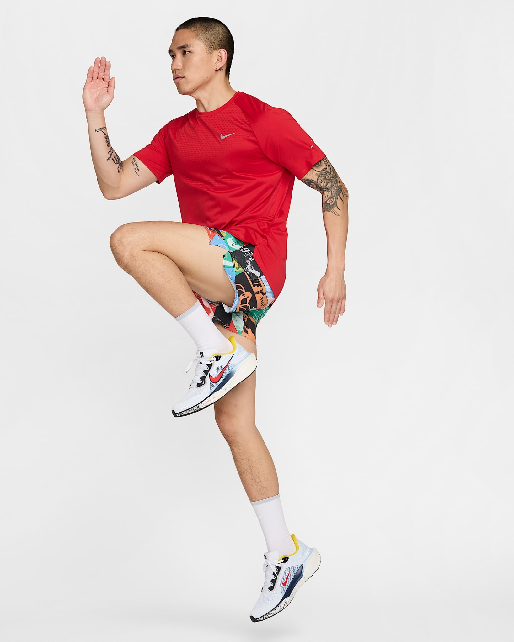  Áo Phông - Áo thun Chạy Nam NIKE As M Nk Dfadv Stride Ss Top HV5204-657 