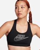  Áo Ngực Thể Thao Tập Luyện Nữ NIKE As W Nk Swsh Med Spt Futura Br FB4081-010 