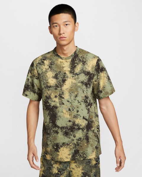  Áo Phông - Áo thun Tập Luyện Nam NIKE As M Nk Df Camo Hyverse Ss Top FZ0737-386 