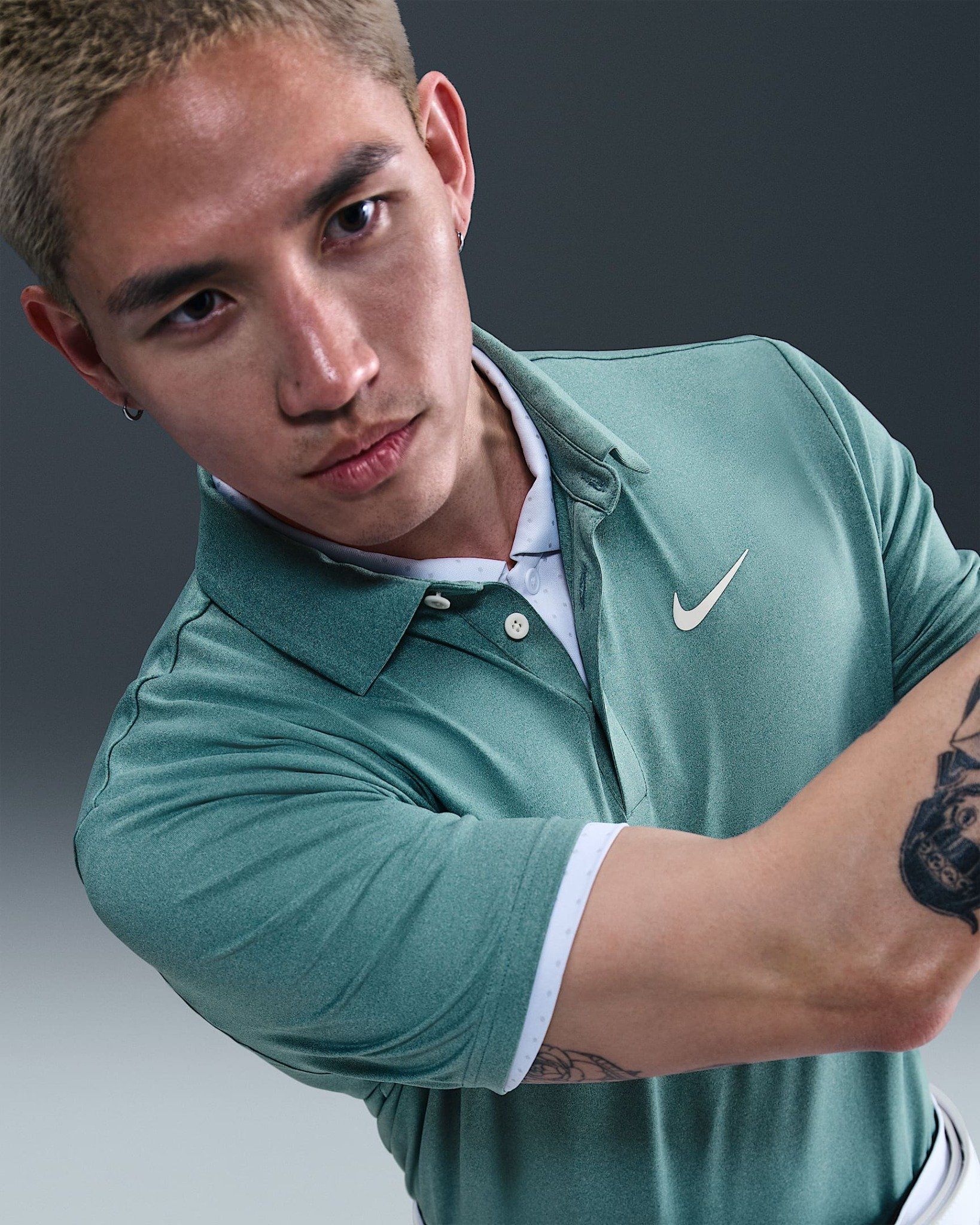  Áo Polo Golf Nam NIKE As M Nk Df Tour Heather Polo FZ7474-379 