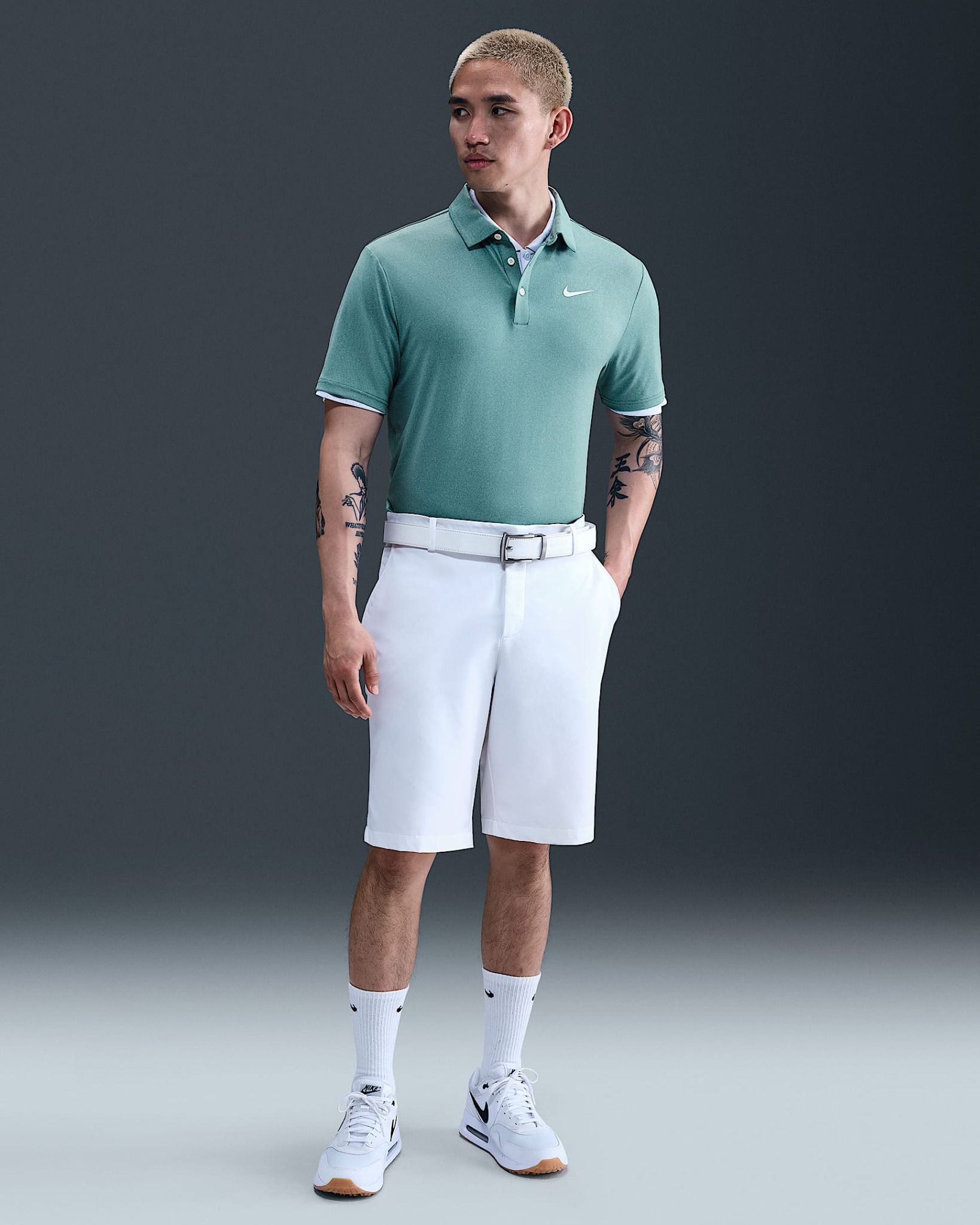  Áo Polo Golf Nam NIKE As M Nk Df Tour Heather Polo FZ7474-379 