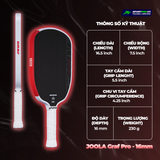  Vợt pickleball Joola Graf Pro 16mm 300840-16MM 