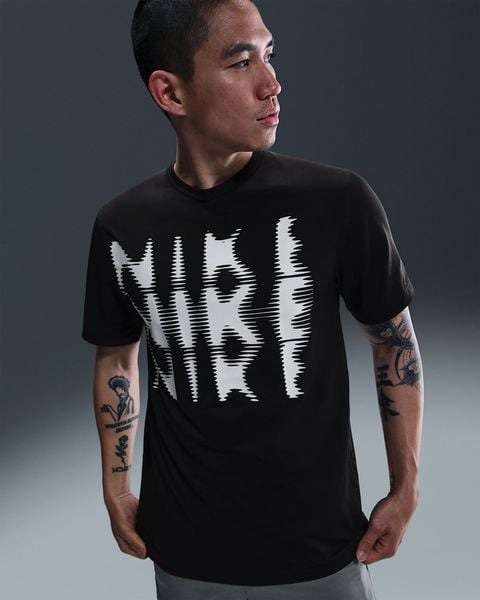  Áo Phông - Áo thun Tập Luyện Nam NIKE As M Nk Df Uv Hyverse Ss Swoos HJ3075-010 