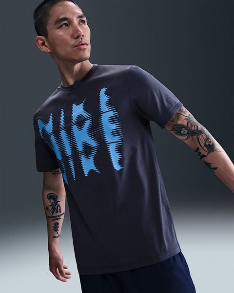  Áo Phông - Áo thun Tập Luyện Nam NIKE As M Nk Df Uv Hyverse Ss Swoos HJ3075-437 