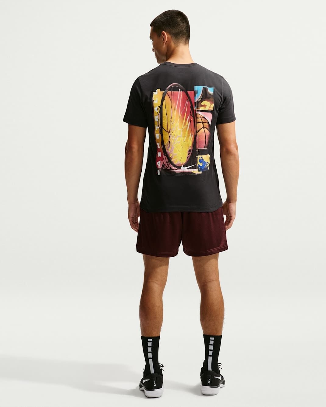  Áo Phông - Áo thun Bóng Rổ Nam NIKE As M Nk Tee Std Asbury Vrdna IM5047-010 