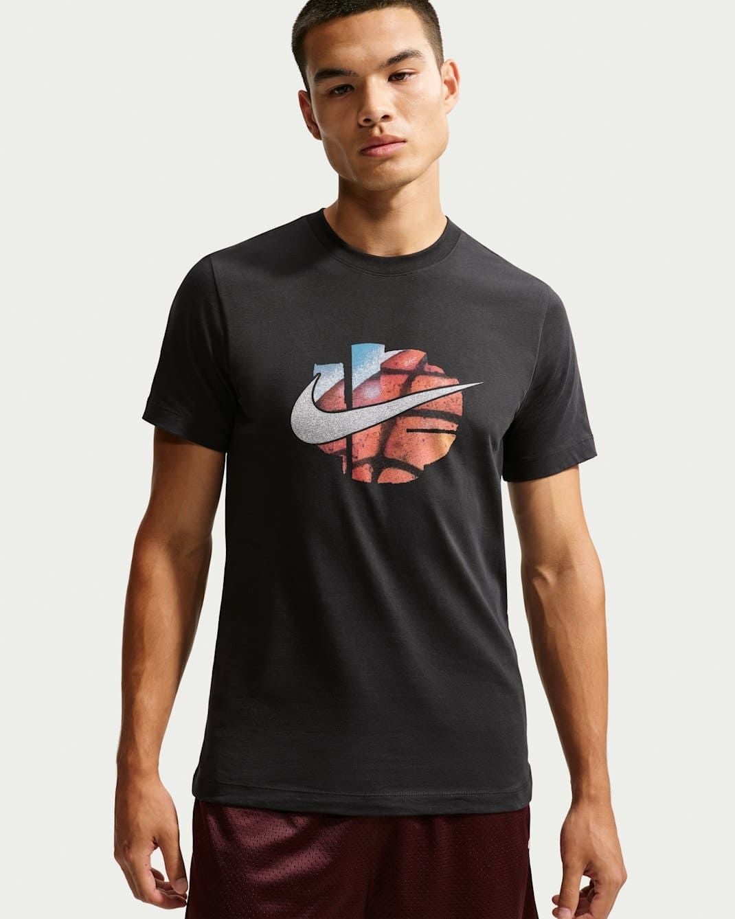  Áo Phông - Áo thun Bóng Rổ Nam NIKE As M Nk Tee Std Asbury Vrdna IM5047-010 