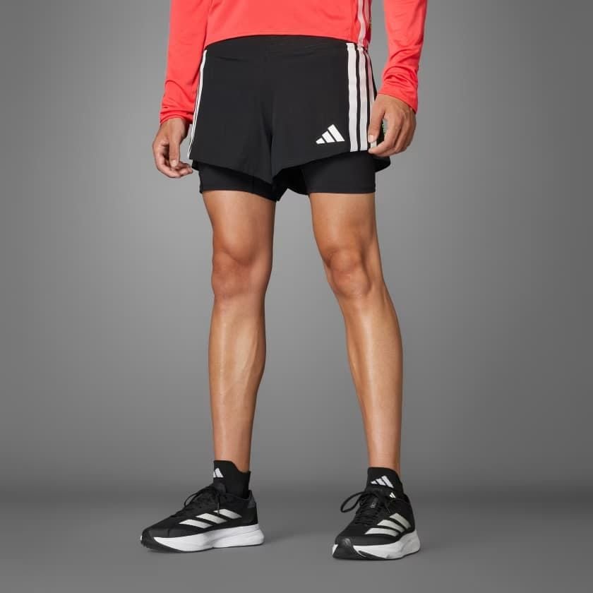  Quần Đùi Chạy Nam ADIDAS Adizero 2I1 M JD4202 